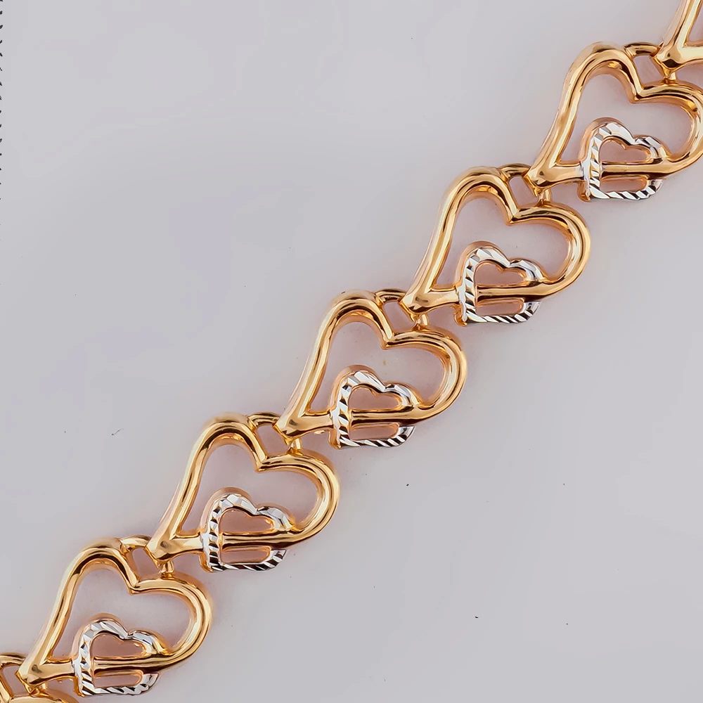 Браслет из красного золота 585 пробы