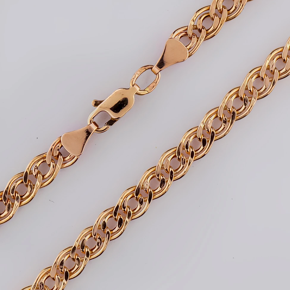 Браслет из красного золота 585 пробы