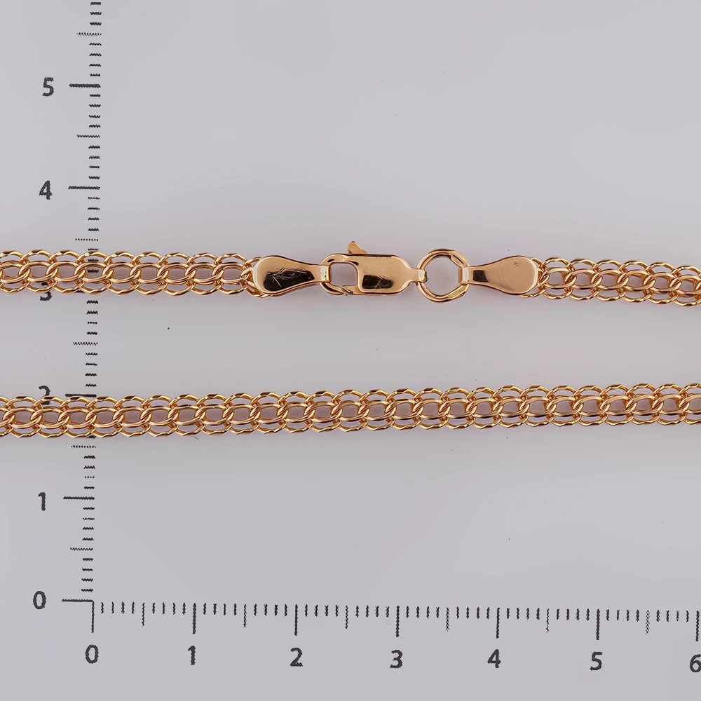 Браслет из красного золота 585 пробы