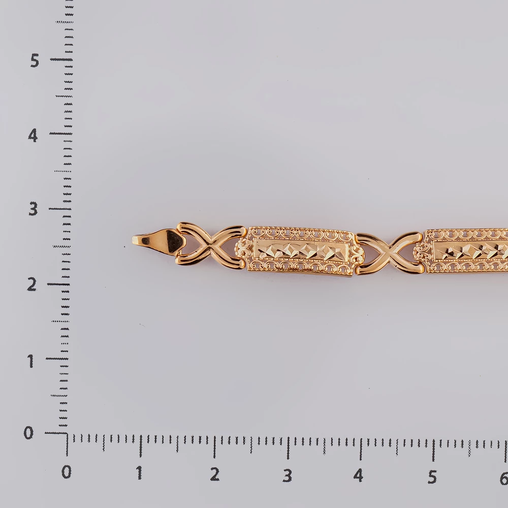 Браслет из красного золота 585 пробы