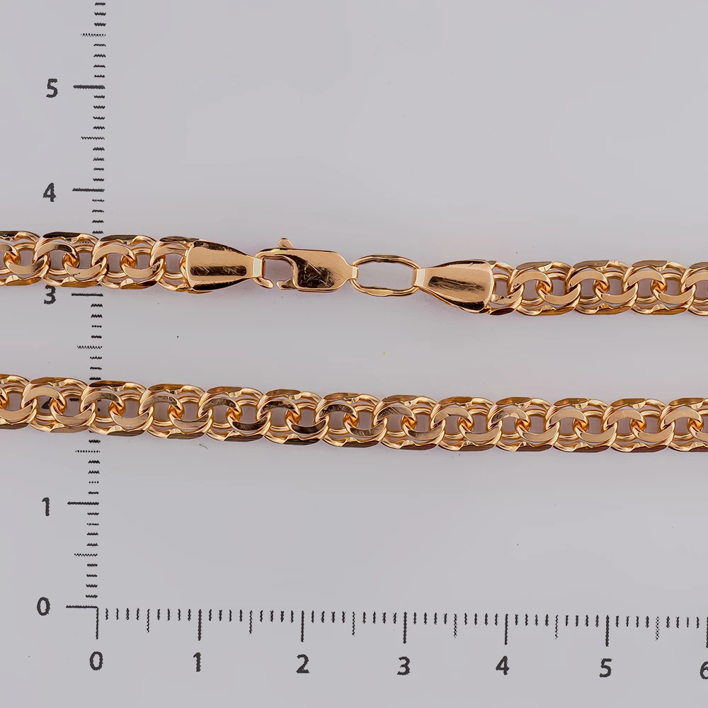 Браслет из красного золота 585 пробы