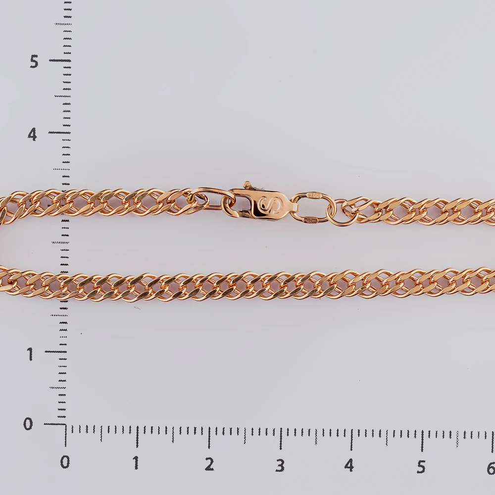 Браслет из красного золота 585 пробы