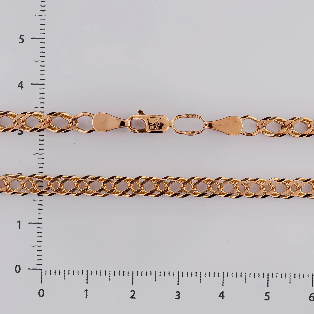 Браслет из красного золота 585 пробы