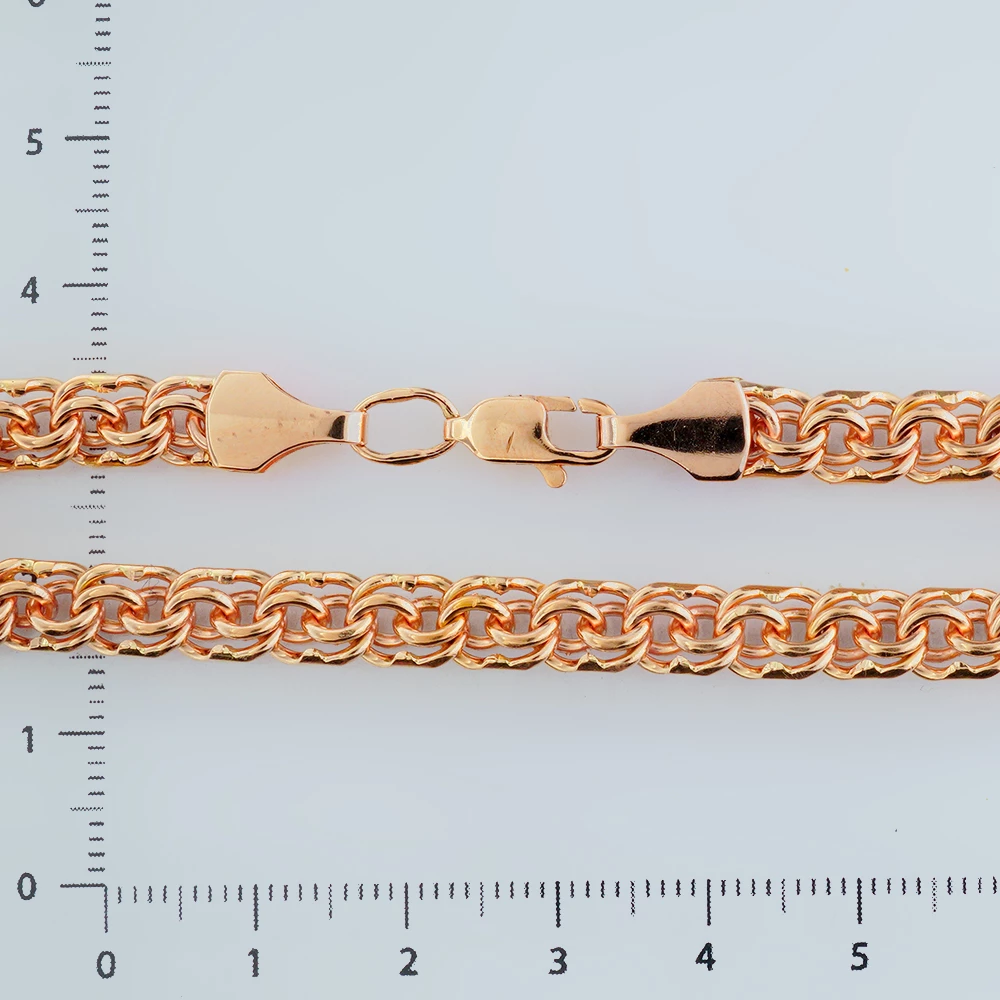 Браслет из красного золота 585 пробы