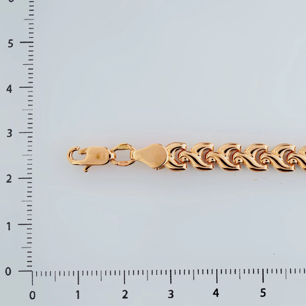 Браслет из красного золота 585 пробы