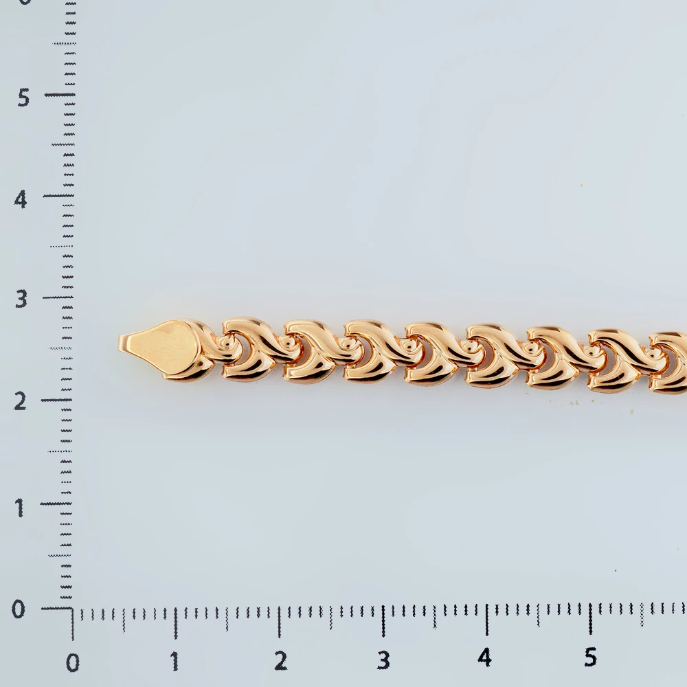 Браслет из красного золота 585 пробы