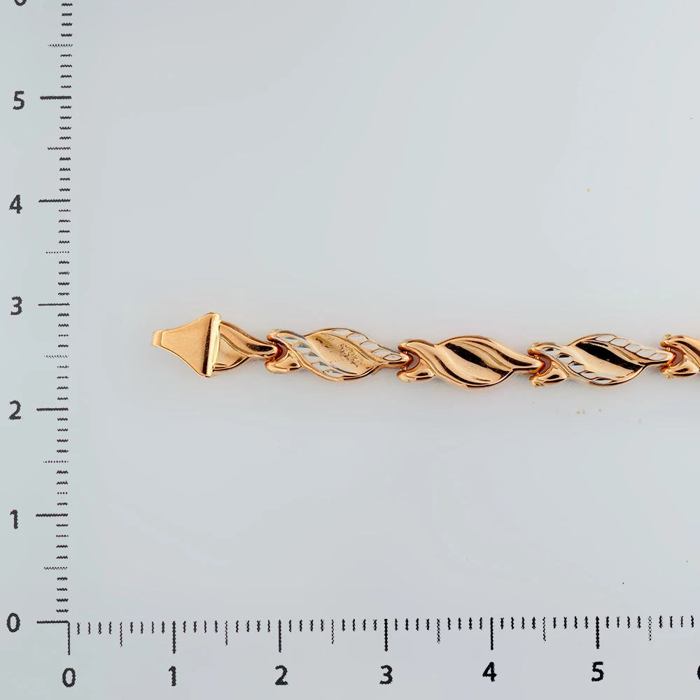 Браслет из красного золота 585 пробы