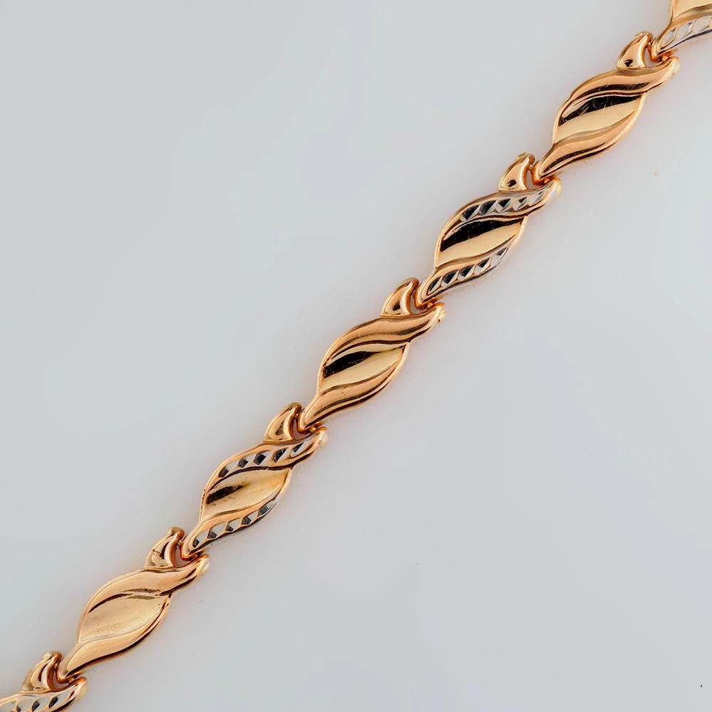 Браслет из красного золота 585 пробы