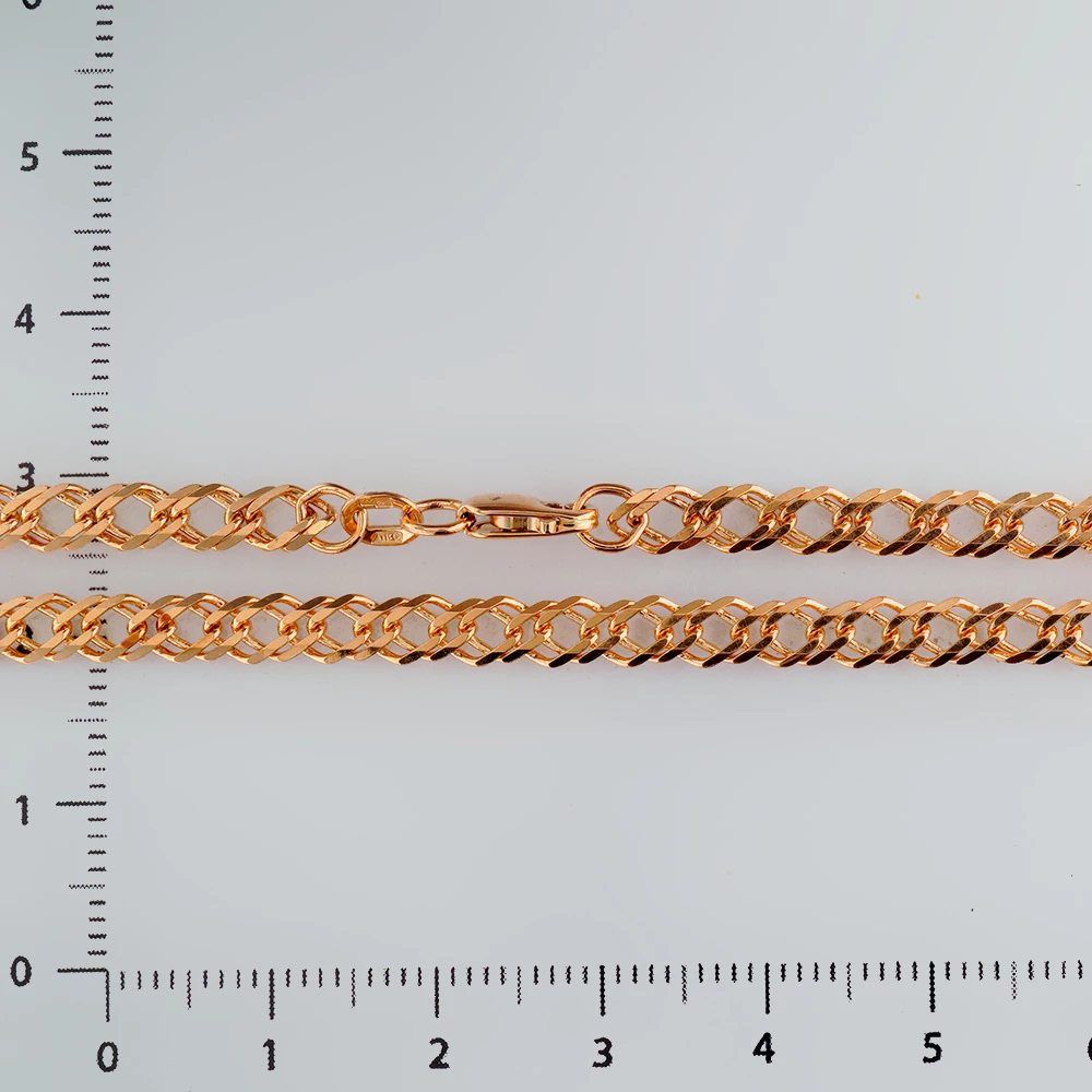 Браслет из красного золота 585 пробы