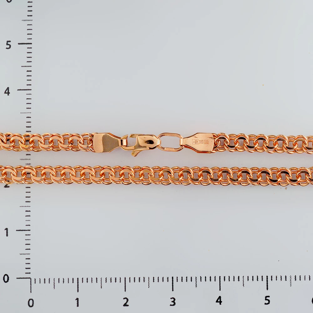 Браслет из красного золота 585 пробы