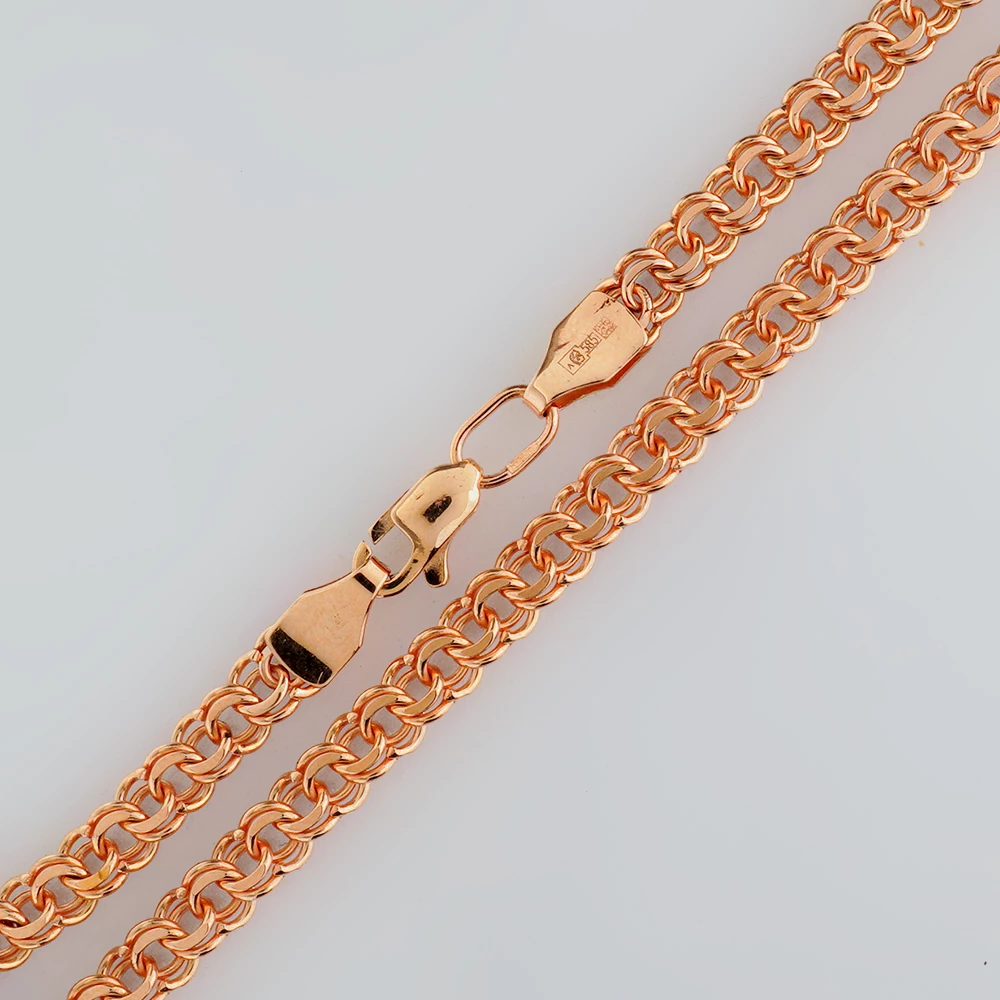 Браслет из красного золота 585 пробы