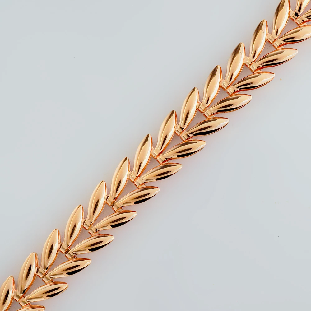 Браслет из красного золота 585 пробы