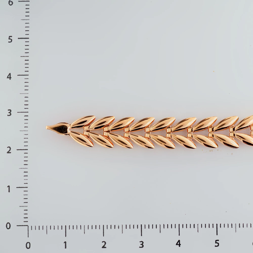 Браслет из красного золота 585 пробы