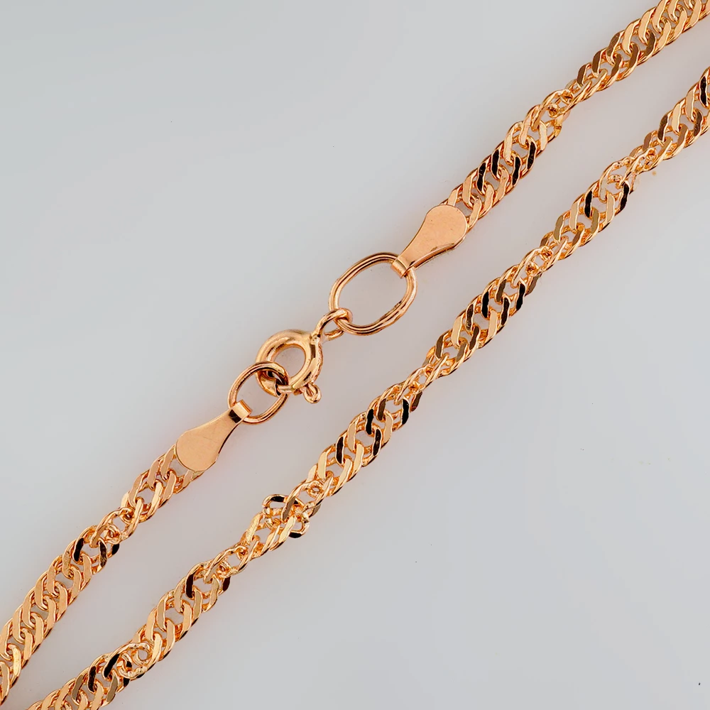 Браслет из красного золота 585 пробы