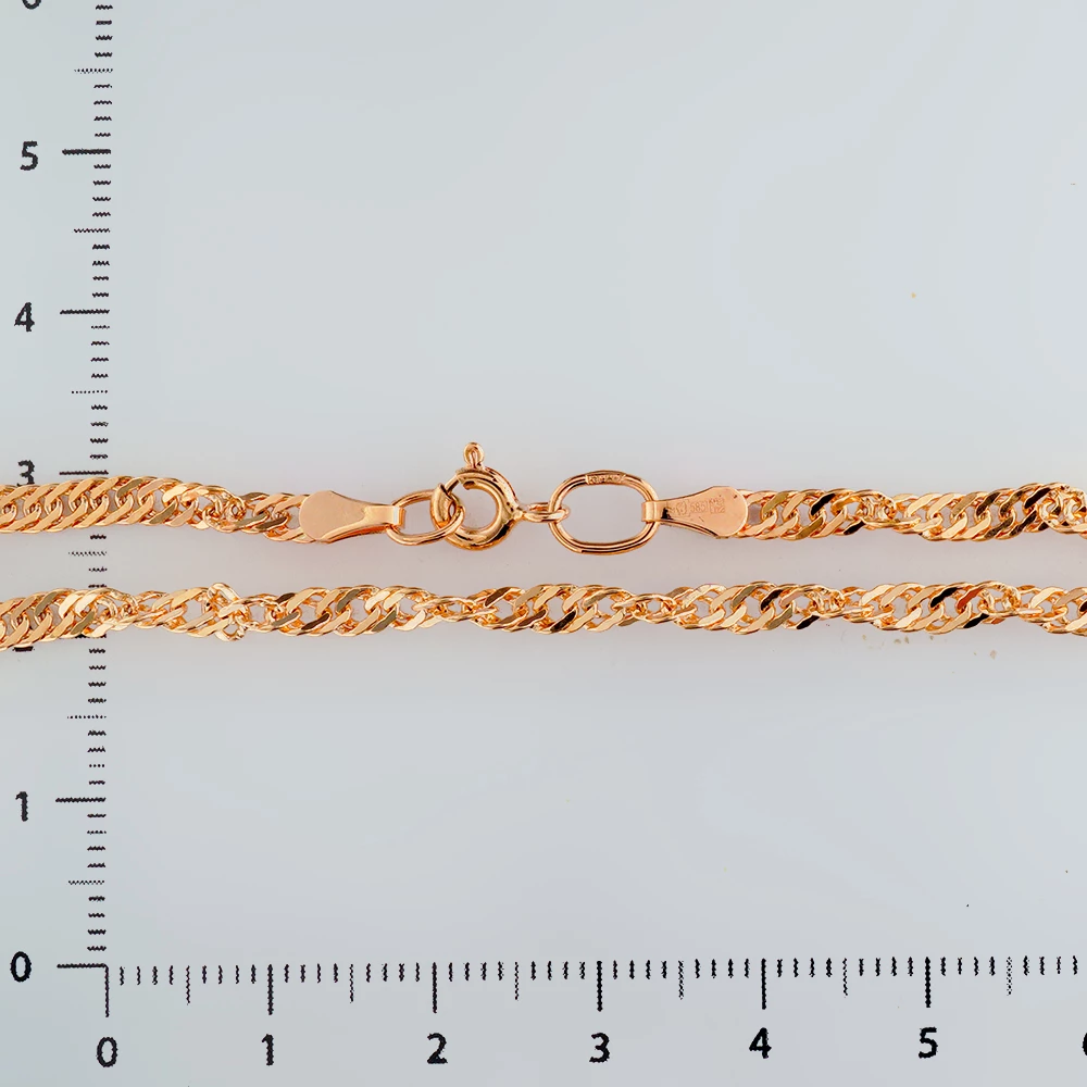 Браслет из красного золота 585 пробы