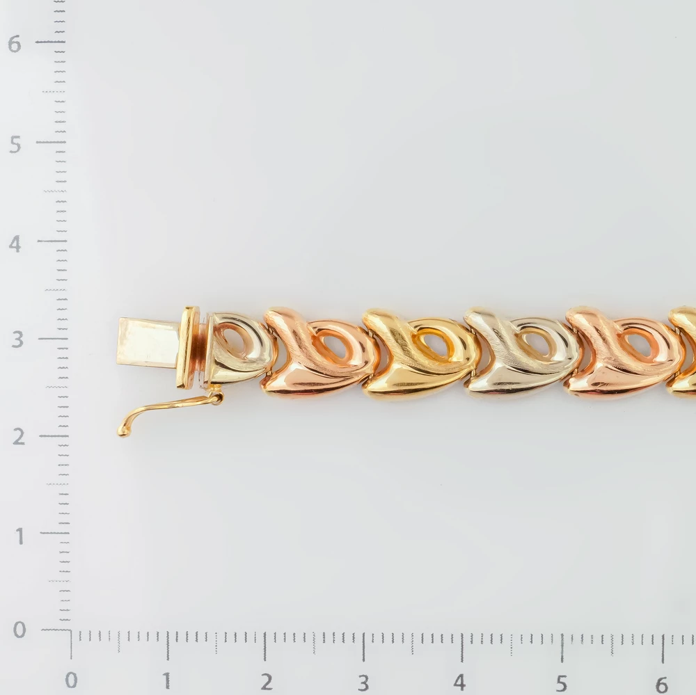 Браслет из красного золота 585 пробы