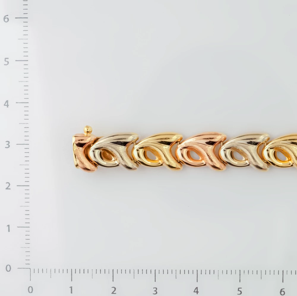 Браслет из красного золота 585 пробы