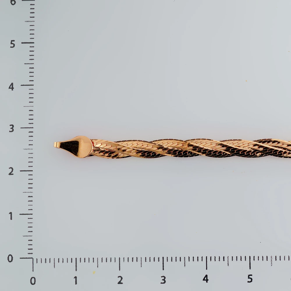 Браслет из красного золота 585 пробы