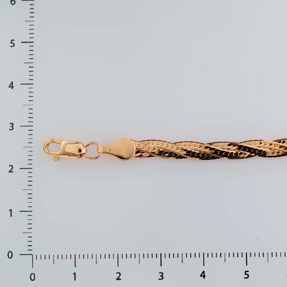 Браслет из красного золота 585 пробы