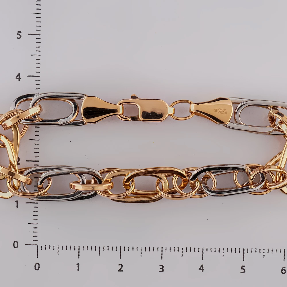 Браслет из красного золота 585 пробы