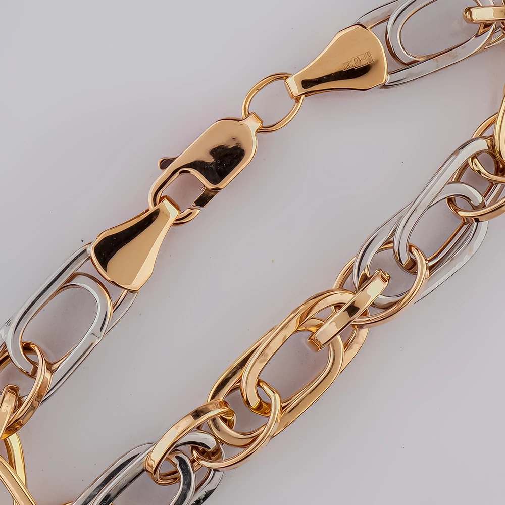 Браслет из красного золота 585 пробы