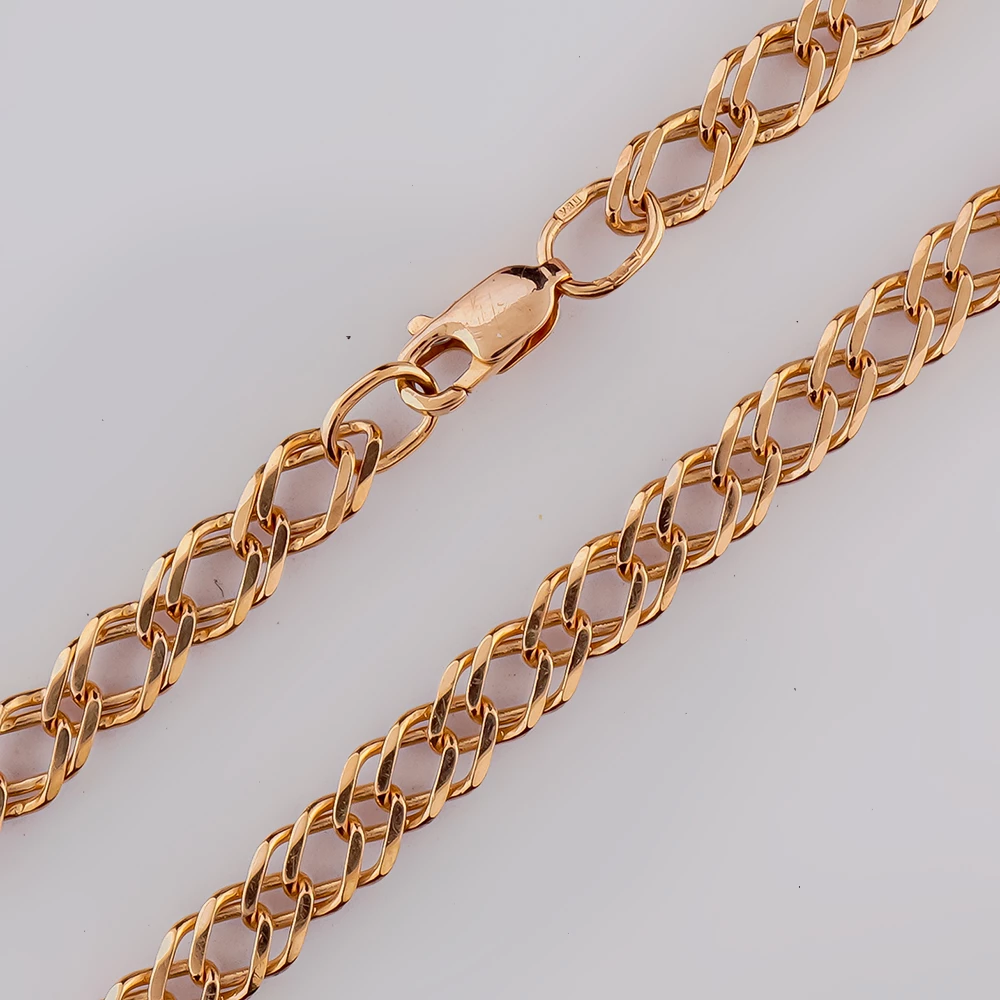 Браслет из красного золота 585 пробы