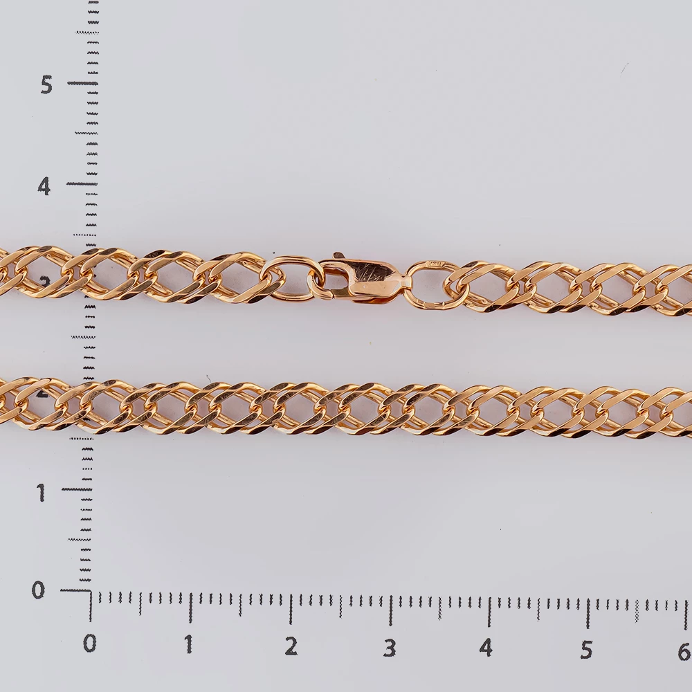 Браслет из красного золота 585 пробы