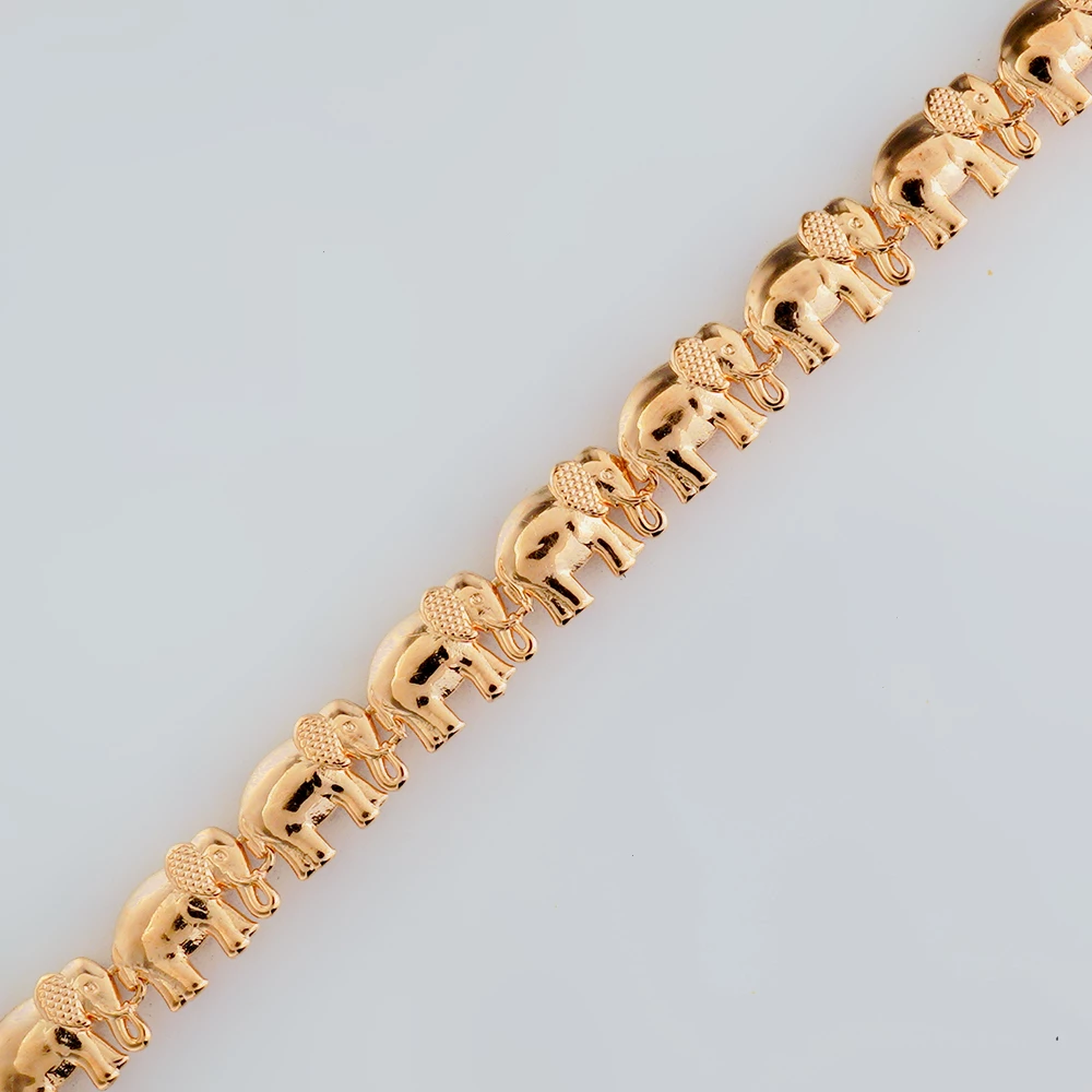 Браслет из красного золота 585 пробы