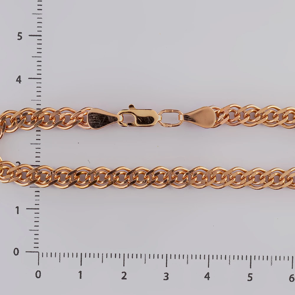 Браслет из красного золота 585 пробы