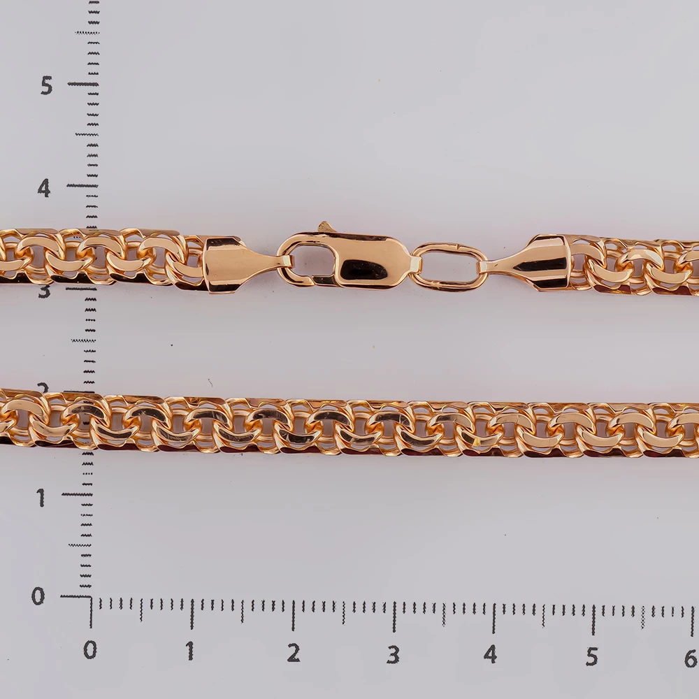 Браслет из красного золота 585 пробы