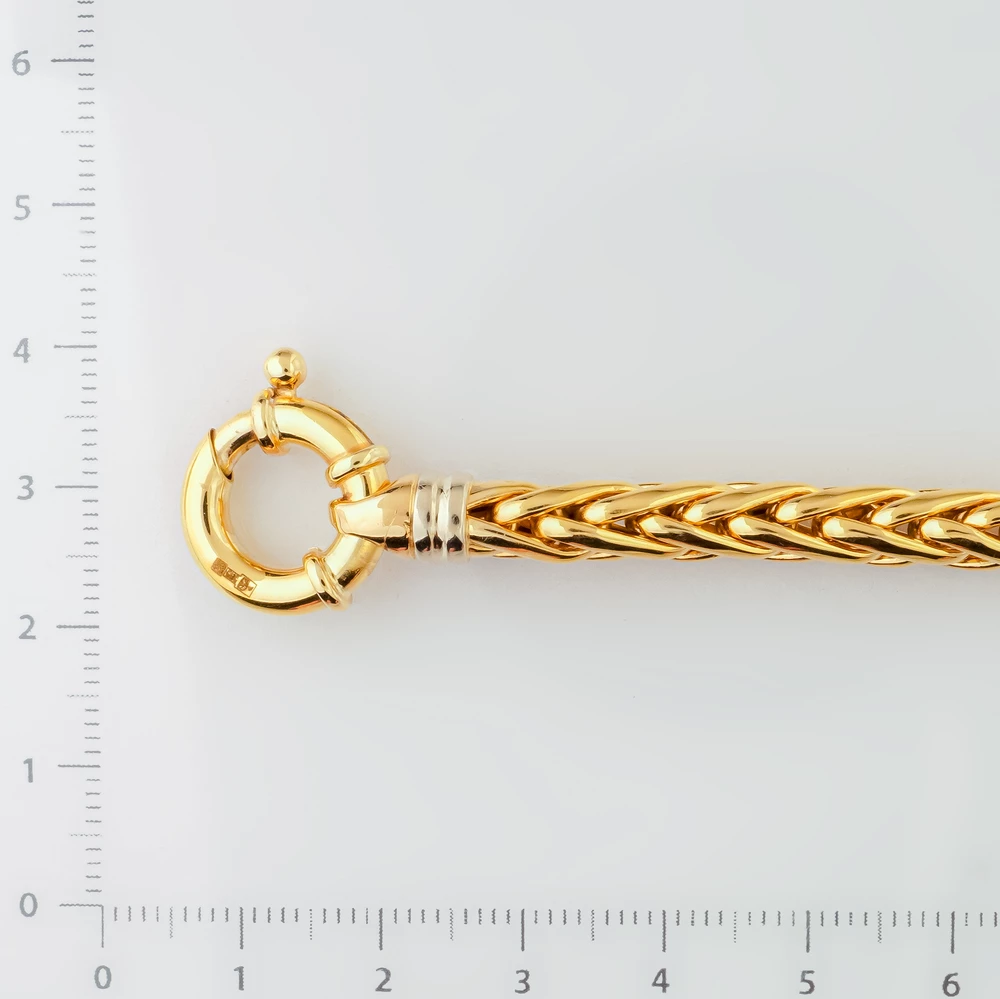 Браслет из желтого золота 585 пробы