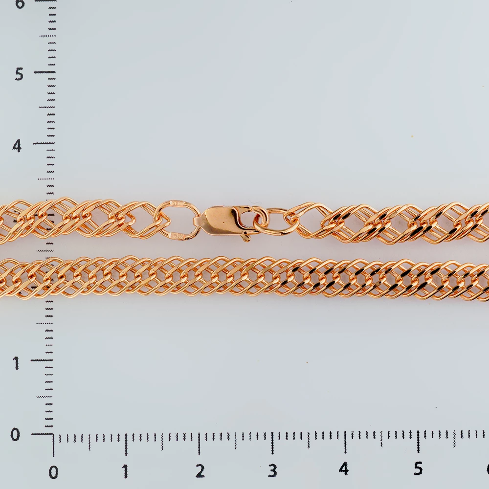 Браслет из красного золота 585 пробы