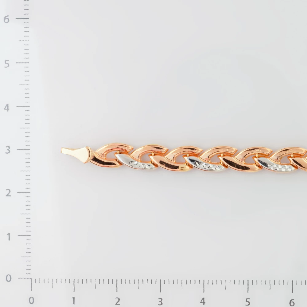 Браслет из красного золота 585 пробы