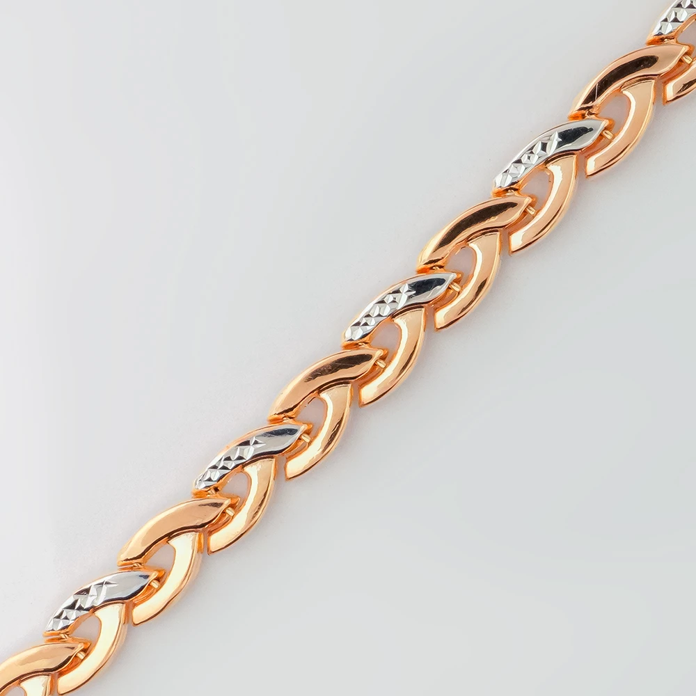 Браслет из красного золота 585 пробы