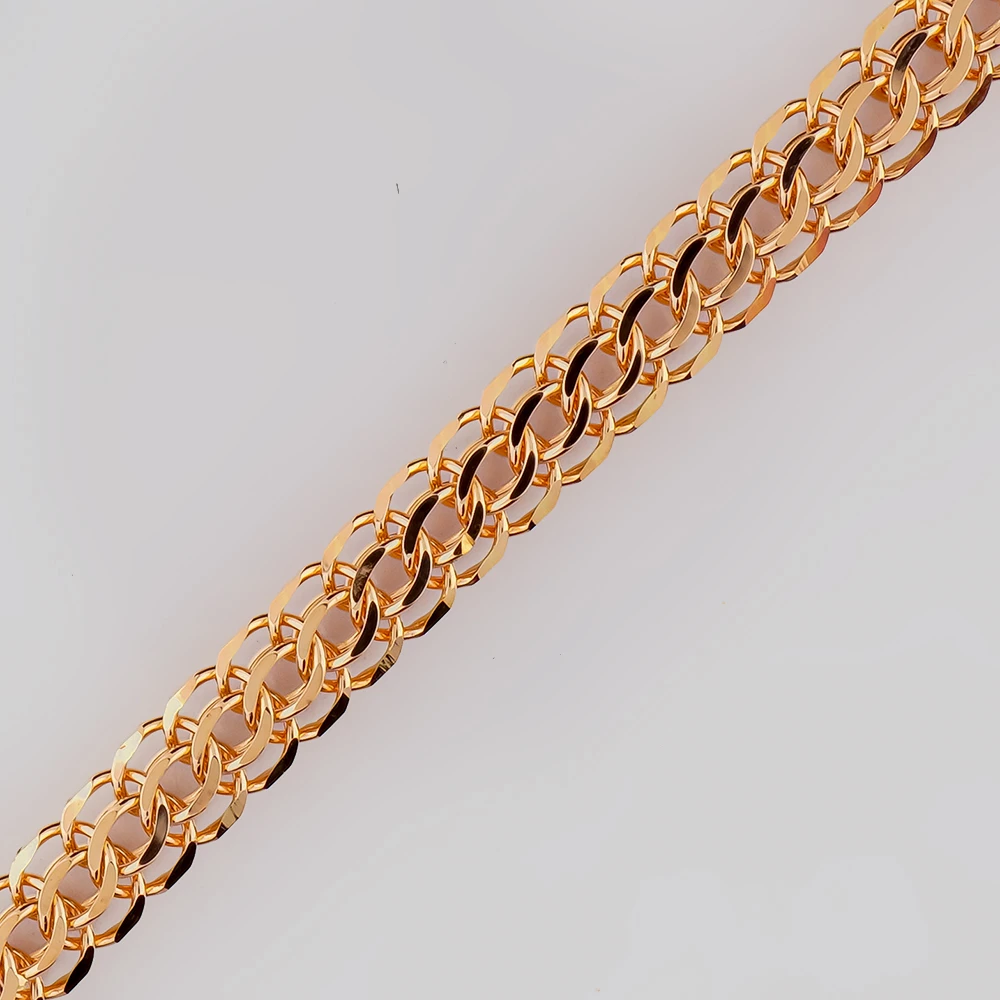 Браслет из красного золота 585 пробы