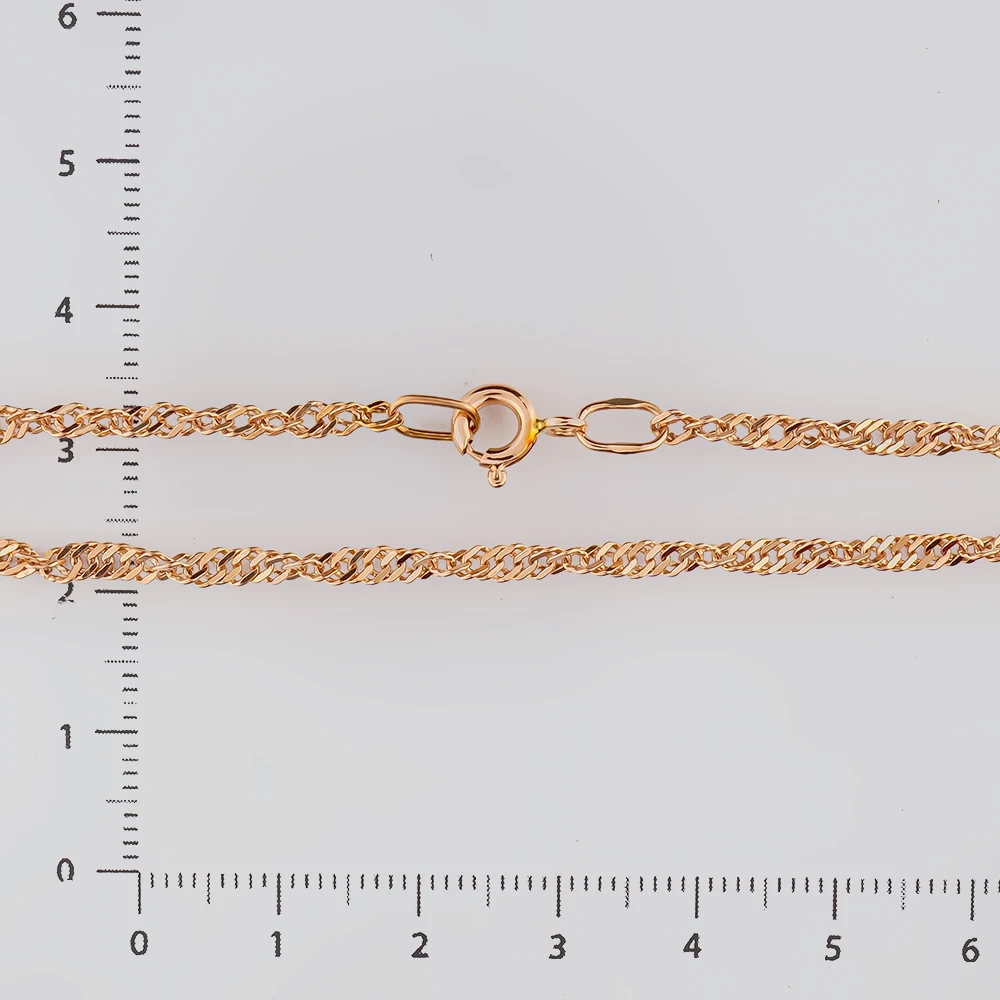 Браслет из красного золота 585 пробы