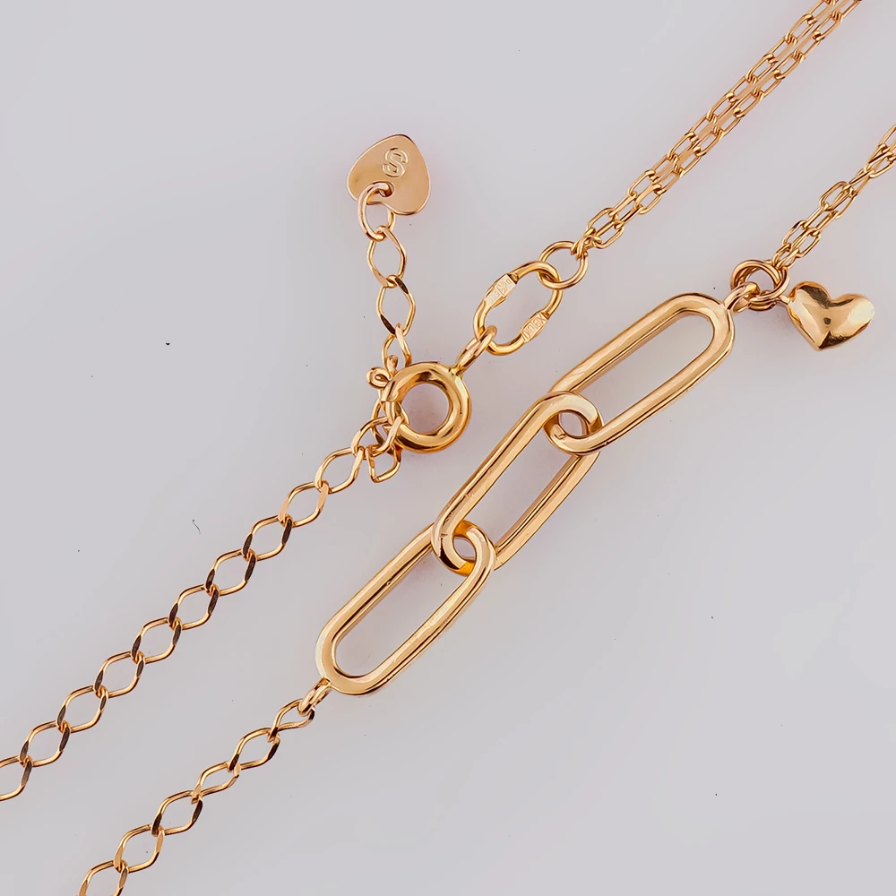 Браслет из красного золота 585 пробы