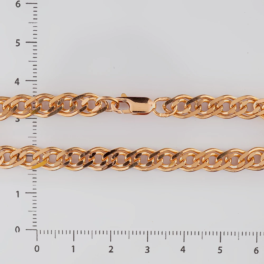 Браслет из красного золота 585 пробы