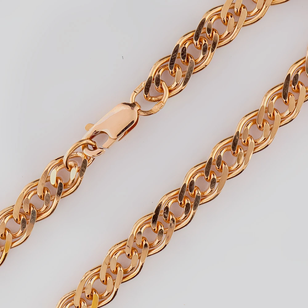 Браслет из красного золота 585 пробы