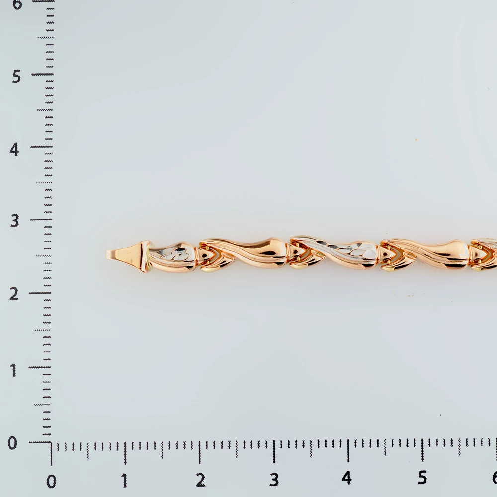 Браслет из красного золота 585 пробы