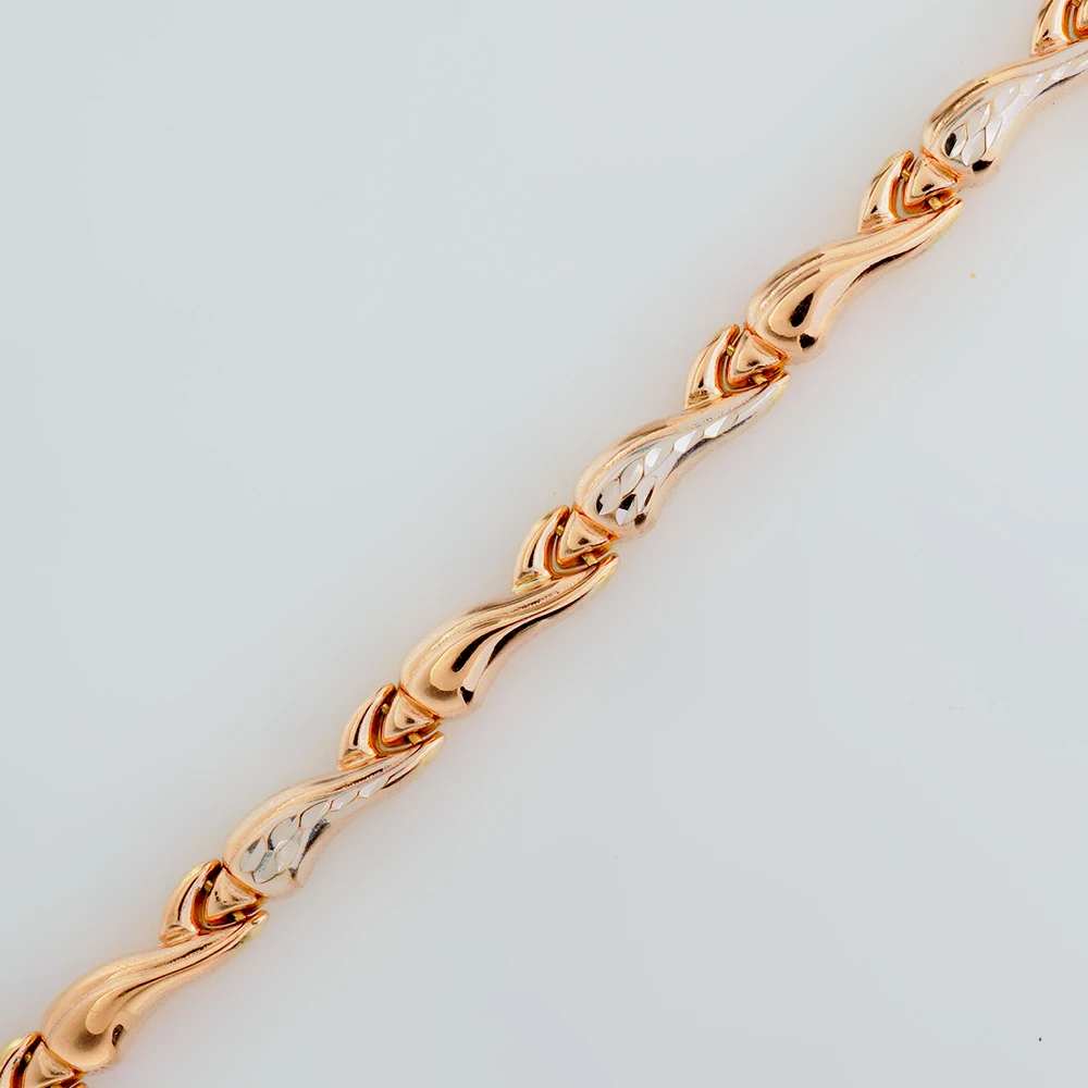 Браслет из красного золота 585 пробы