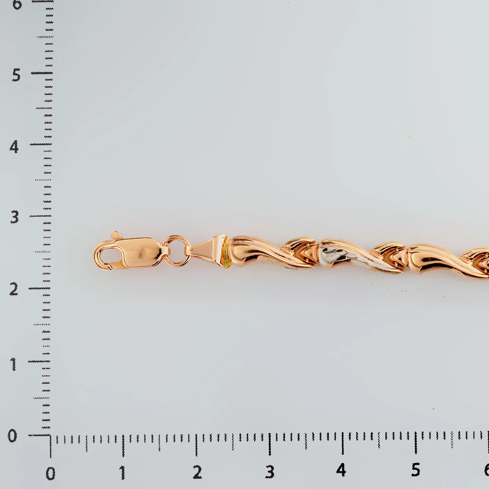 Браслет из красного золота 585 пробы