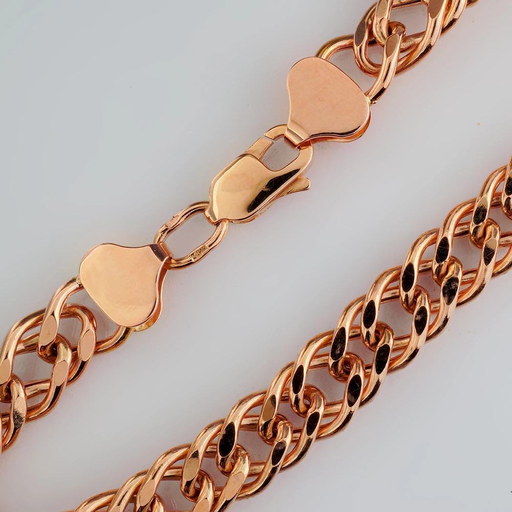 Браслет из красного золота 585 пробы