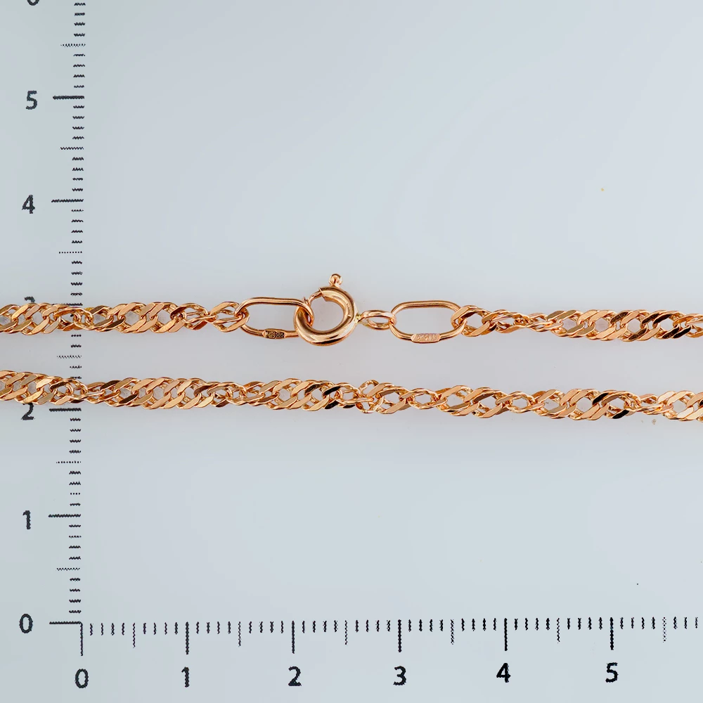 Браслет из красного золота 585 пробы