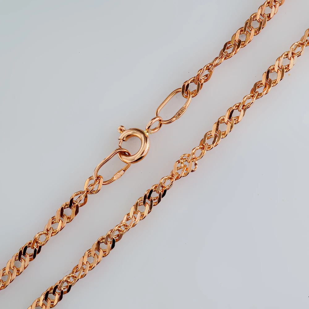 Браслет из красного золота 585 пробы