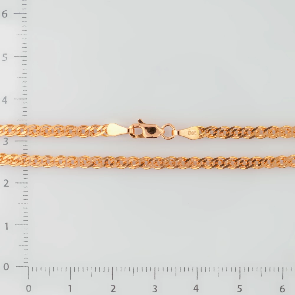 Браслет из красного золота 585 пробы