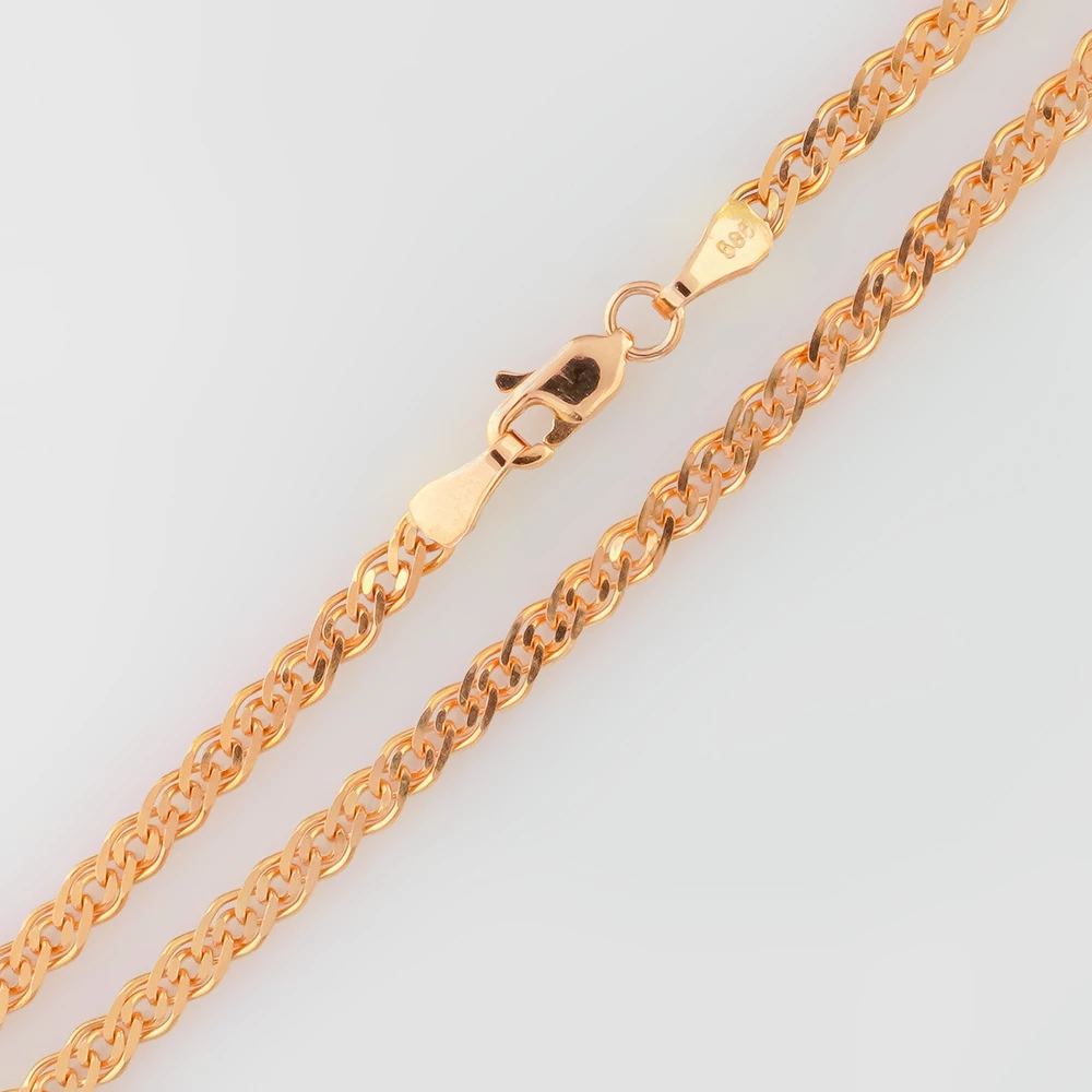 Браслет из красного золота 585 пробы