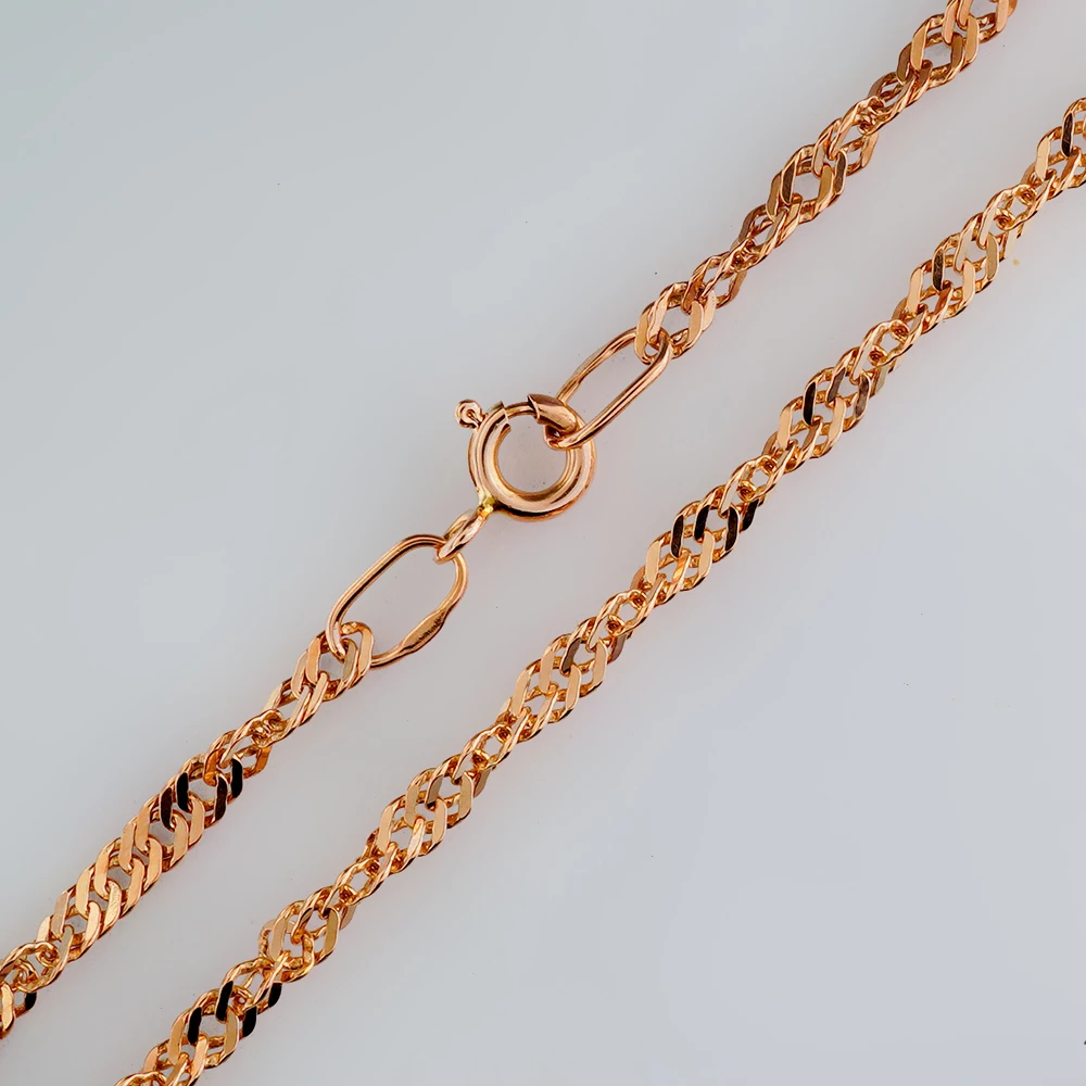 Браслет из красного золота 585 пробы