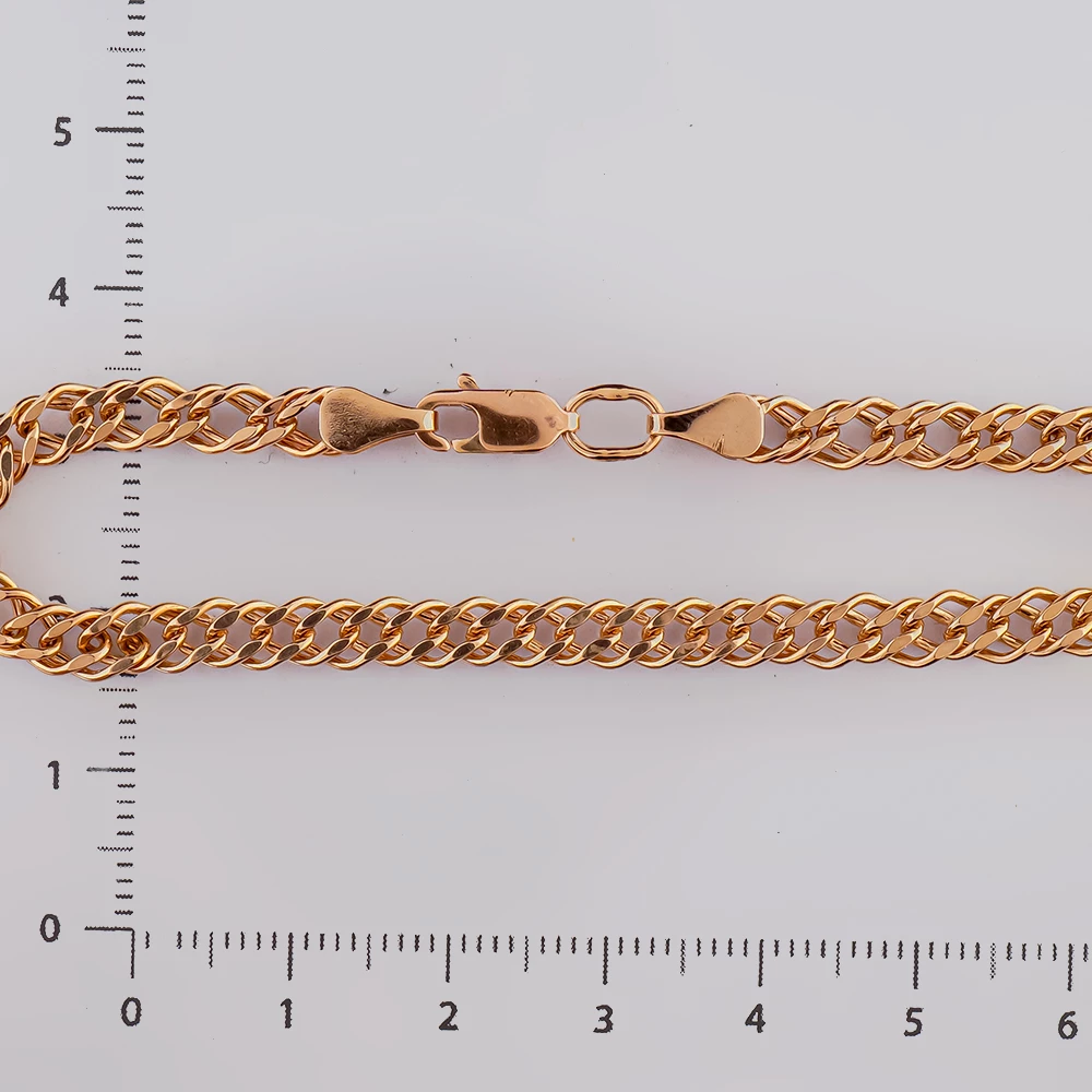 Браслет из красного золота 585 пробы