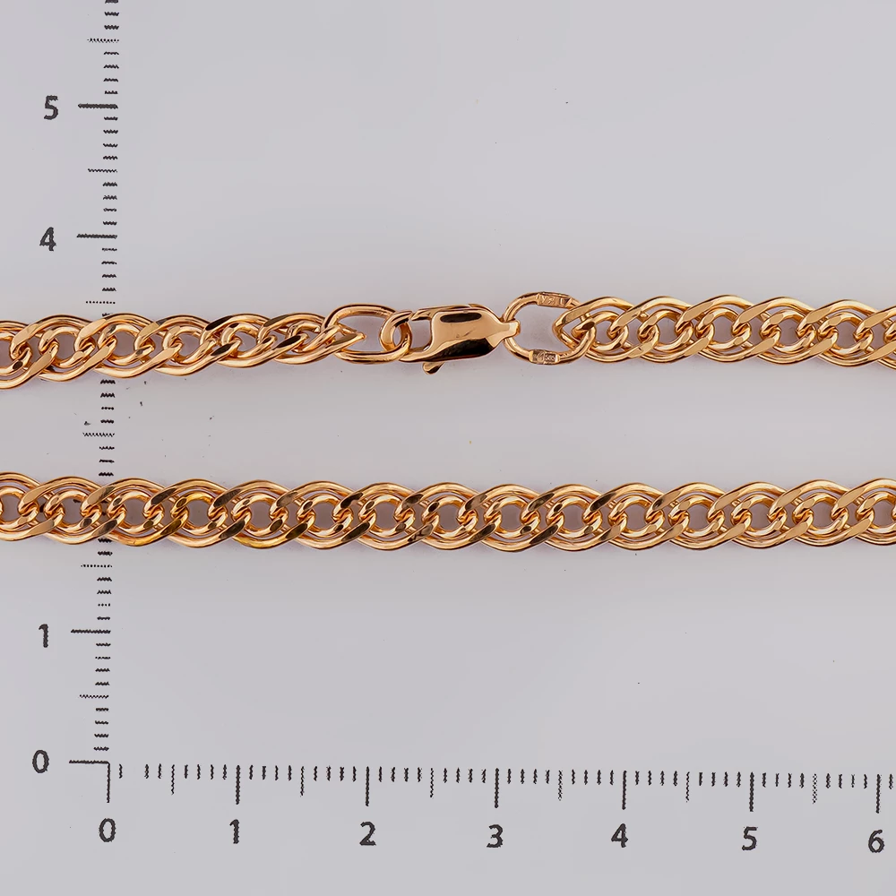 Браслет из красного золота 585 пробы